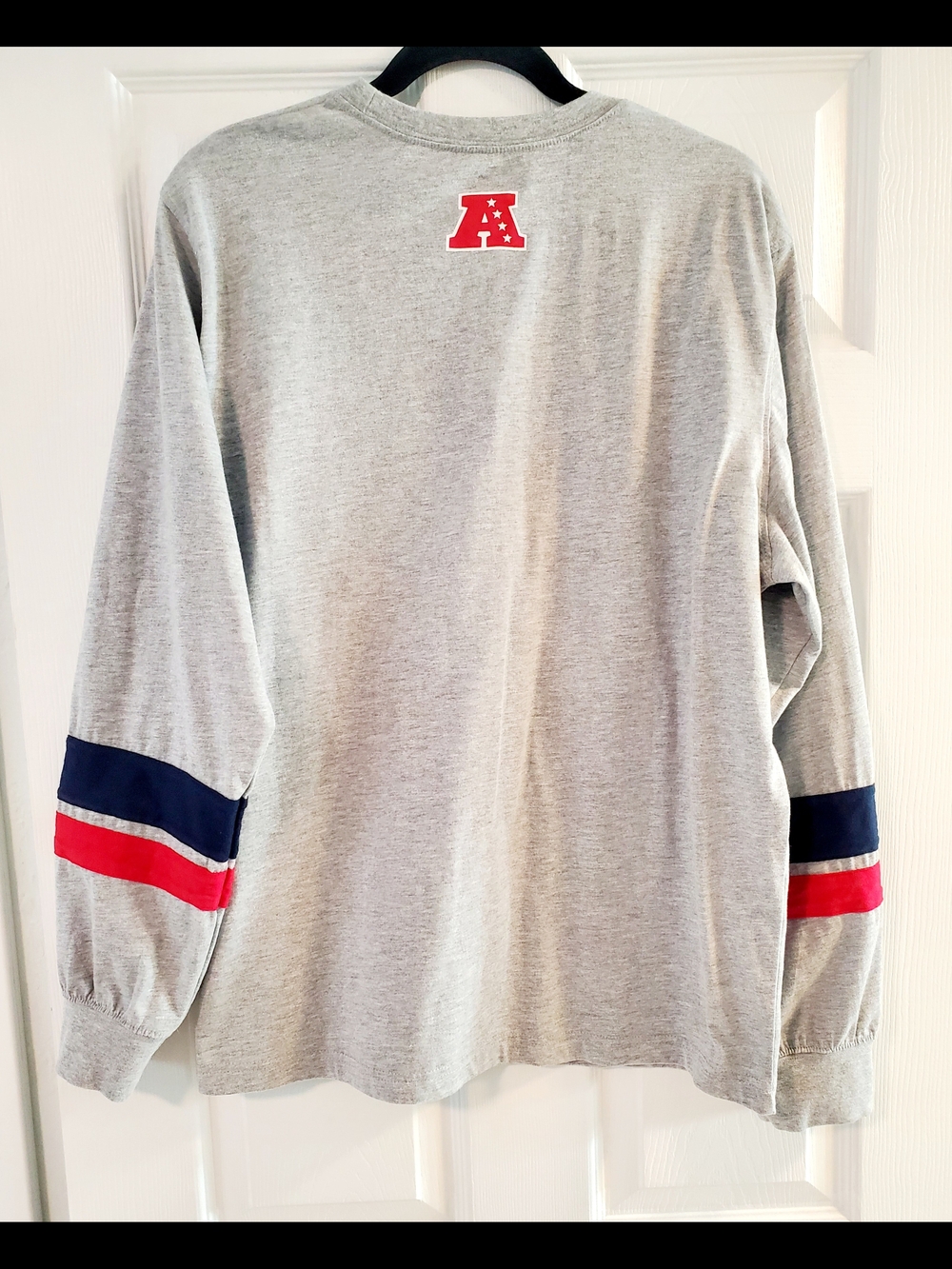 New England Patriots NFL Gray Long-Sleeve Tee XL - Picture 3 of 9
